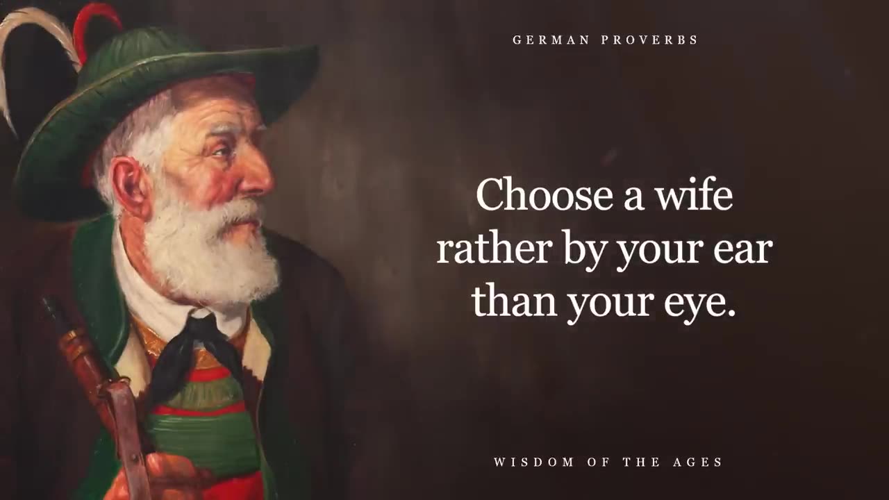 Short But Very Deep German Proverbs and Sayings!!! Great Germany Wisdom