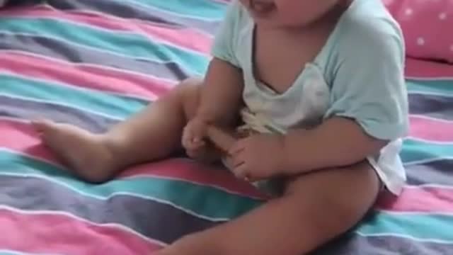 53 second funny babies Laughing video