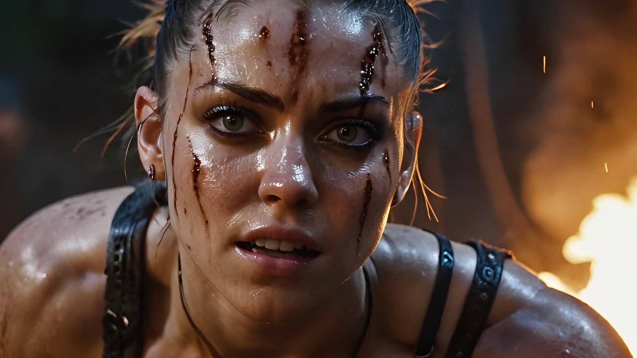 POSH - AI generated Sydney Sweeney as Senua in Hellblade Part 1