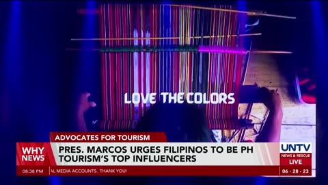 0:03 / 1:33 PBBM urges Filipinos to be top influencers for PH tourism