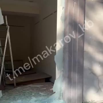 The aftermath of the shelling of the afu in the "Donetsk City"