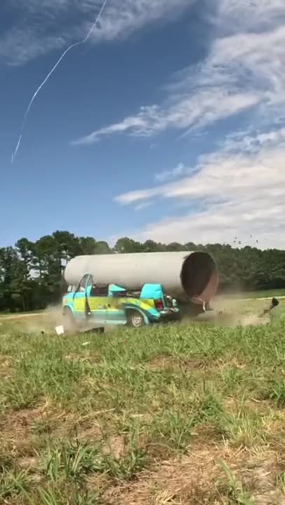 Metal Pipe Vs School Bus