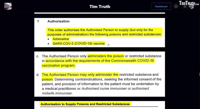 💥💥💥 Documents Reveal the Australian Government has Openly planned to POISON its people