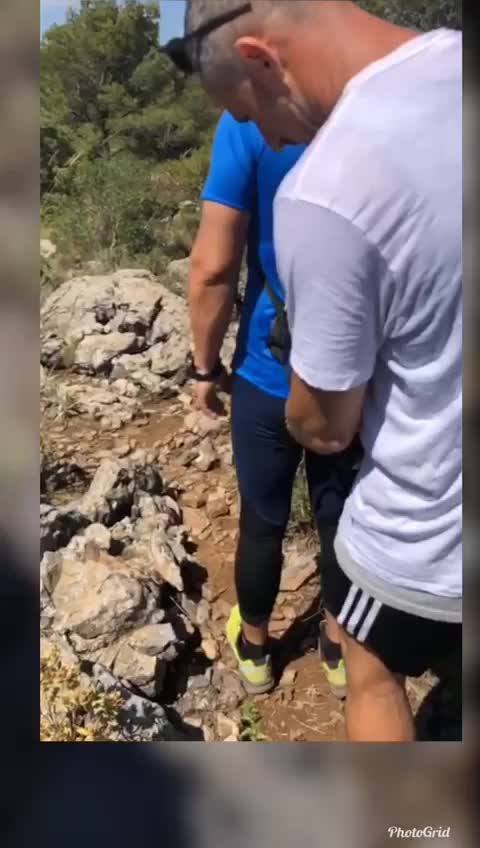 Jokes with a fake snake