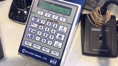Codax Ticket Terminal CTT2 for @WashTecTV Carwash - Changing Printer Paper and Ink Cartridge