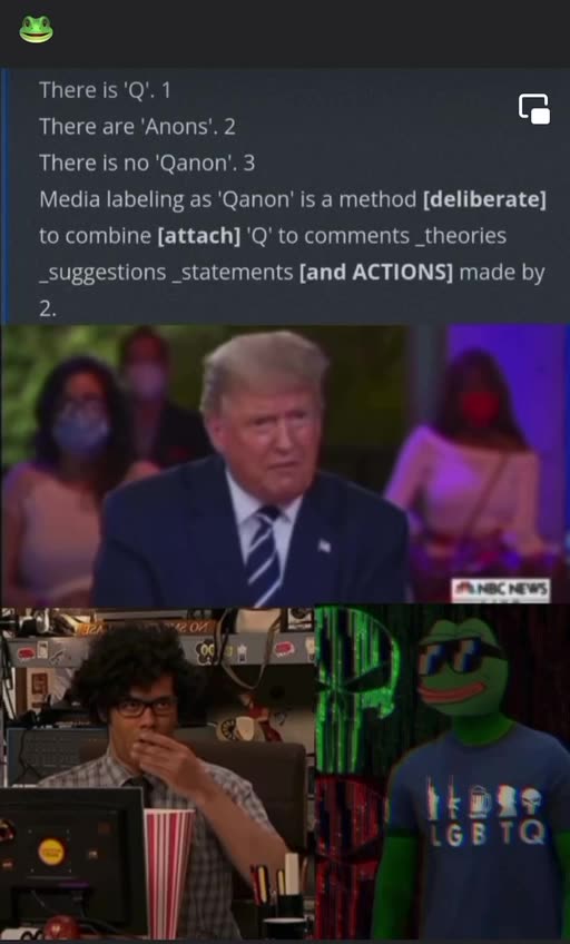 Theirs Is No “Qanon”. | 45+ (Notice The EMPHASIS On “Qanon”)