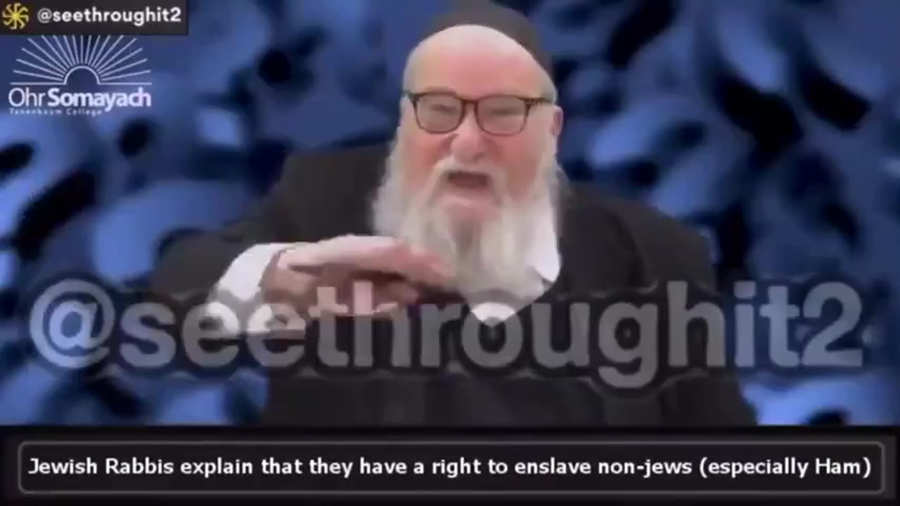 Jewish Rabbi explains that they are allowed to ENSLAVE all NON-JEWS