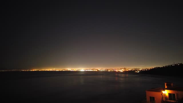 Night time-lapse video of southern California