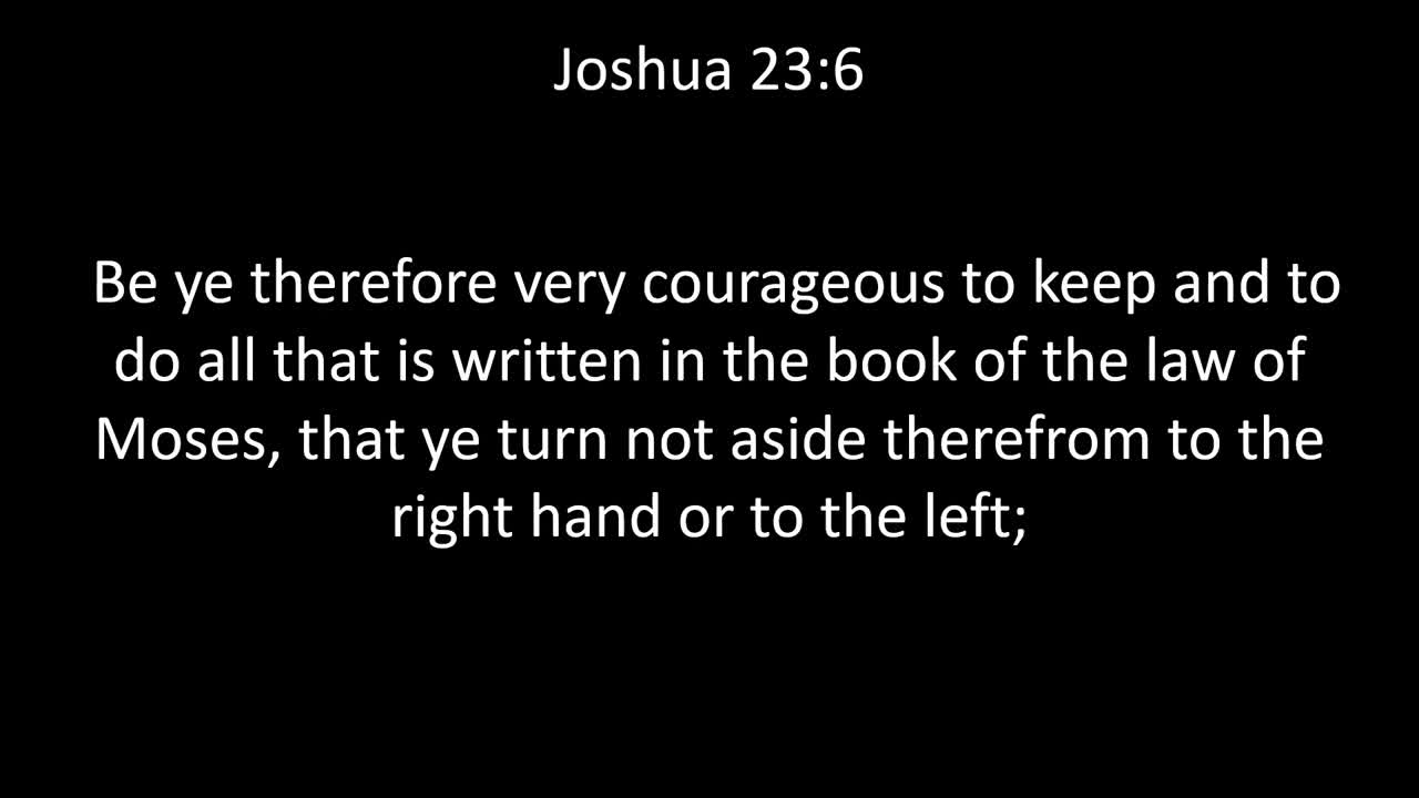 KJV Bible Joshua Chapter 23