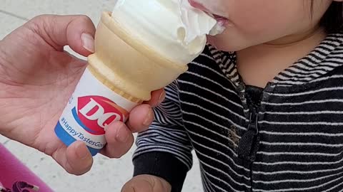 DQ: first day of spring! Ice cream 🍦