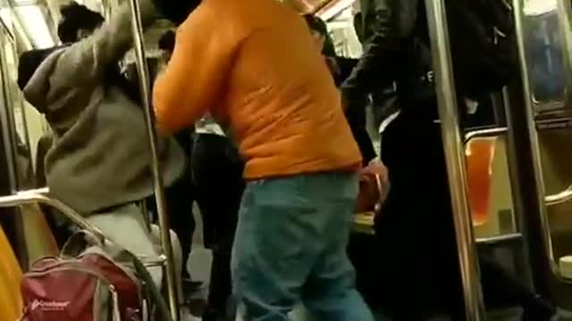 Tlc scrub subway dance party