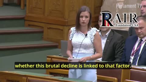 Hungarian MP links drastic fall in birth rates to mass "vaccinations" against Covid