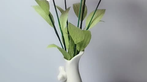 Creative DIY, the flower course of paper folding