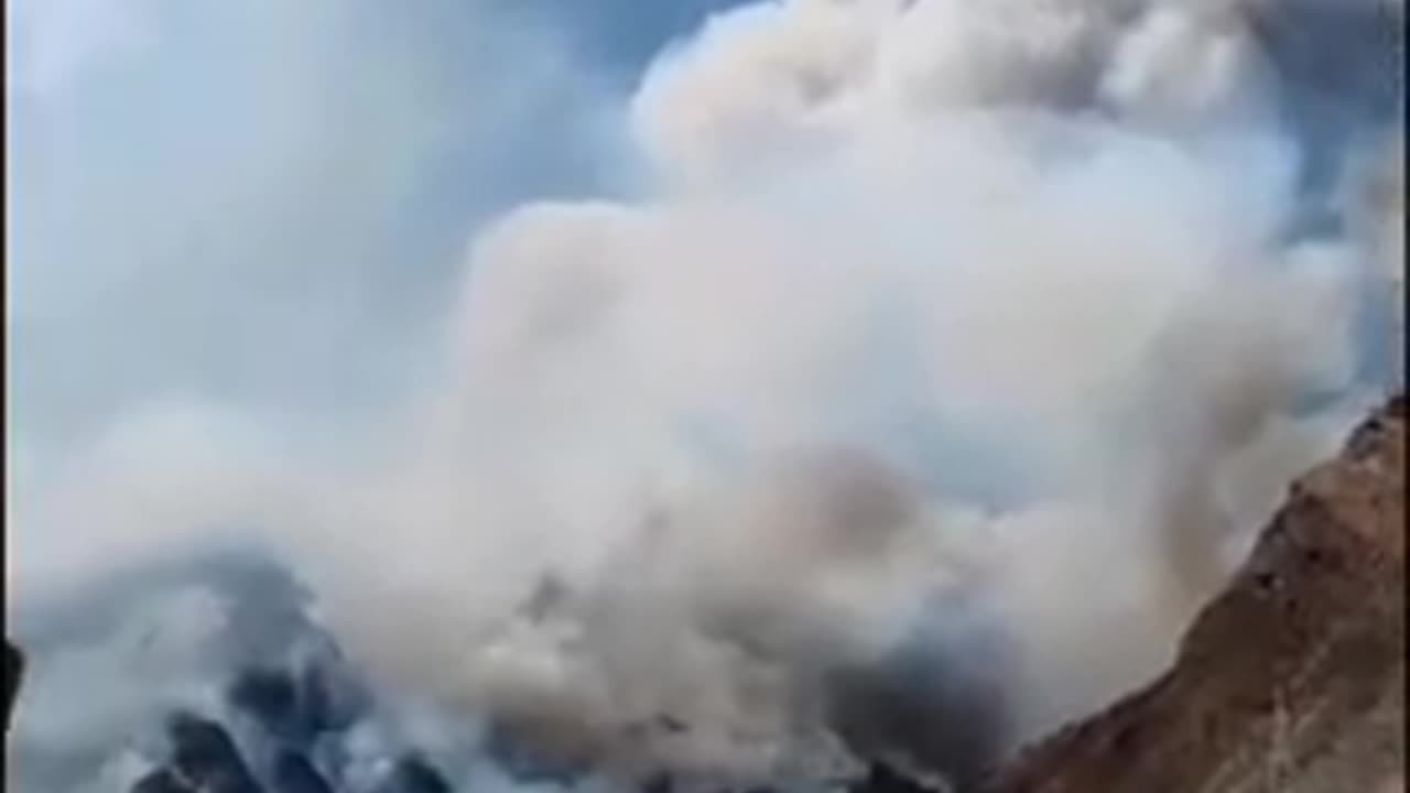 A Forest Fire Broke Out In The Direction Of Yajiang In Sichuan Province, China (16.03.2024)