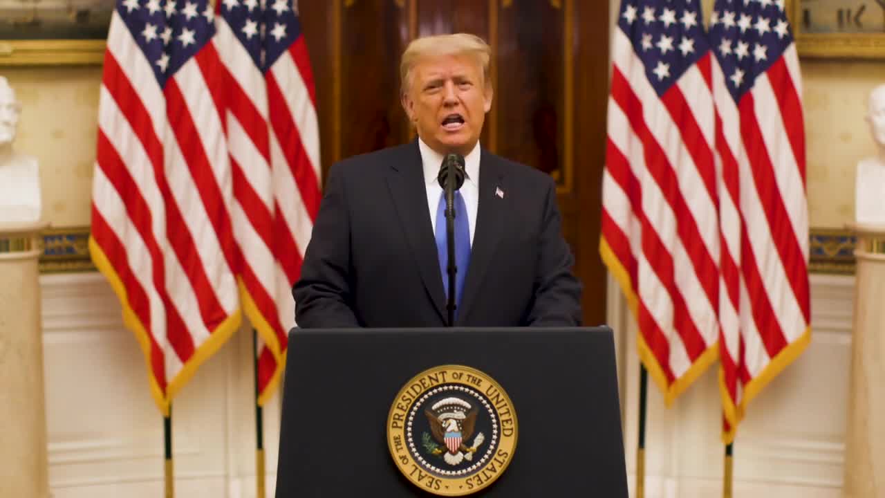 Trump Farewell speech of his FIRST TERM, wait for the Second term