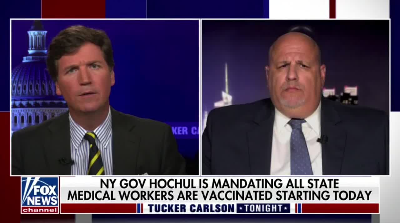 Tucker Carlson talks to an attorney who represents teachers who are fighting vaccine mandates