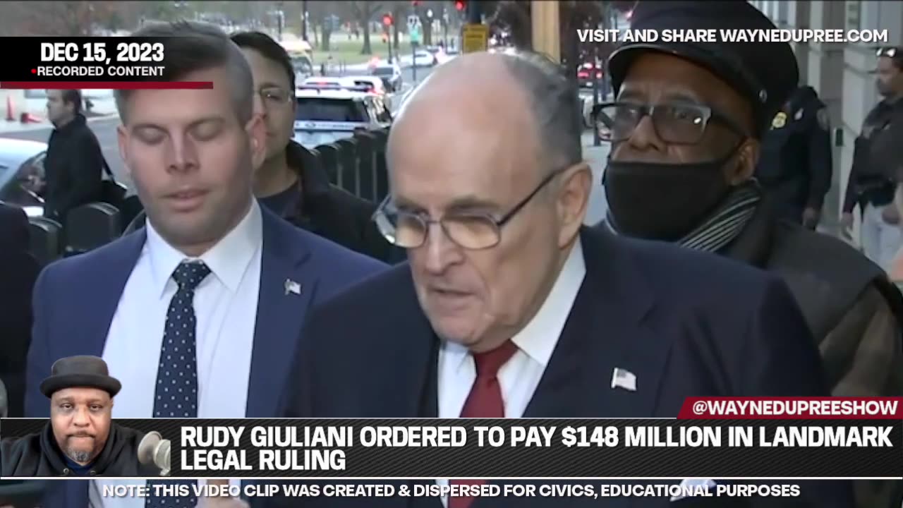 Rudy Giuliani Ordered to Pay $148 Million: Legal Blow for Former NYC Mayor in Georgia Election Case