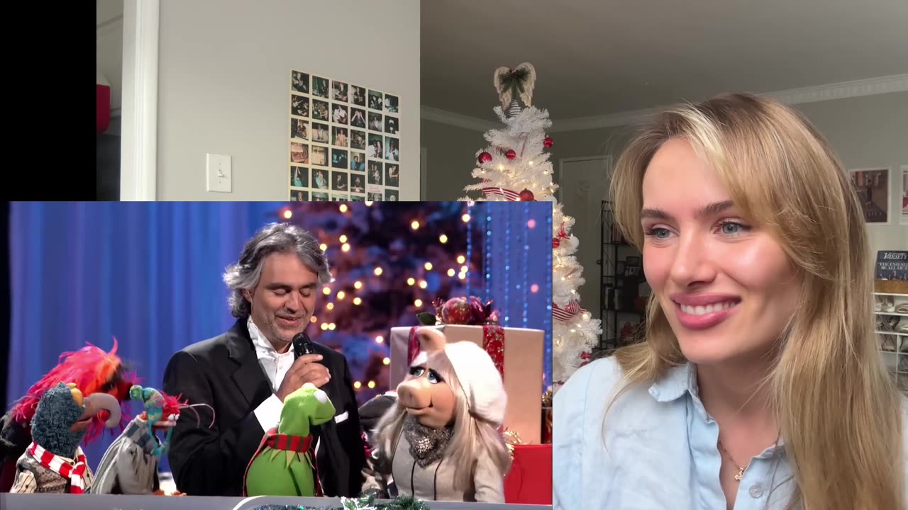 Andrea Bocelli-Jingle Bells!! First Time Hearing!!