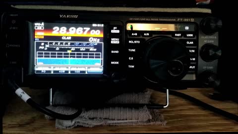 Yaesu FT-991A scanning frequencies