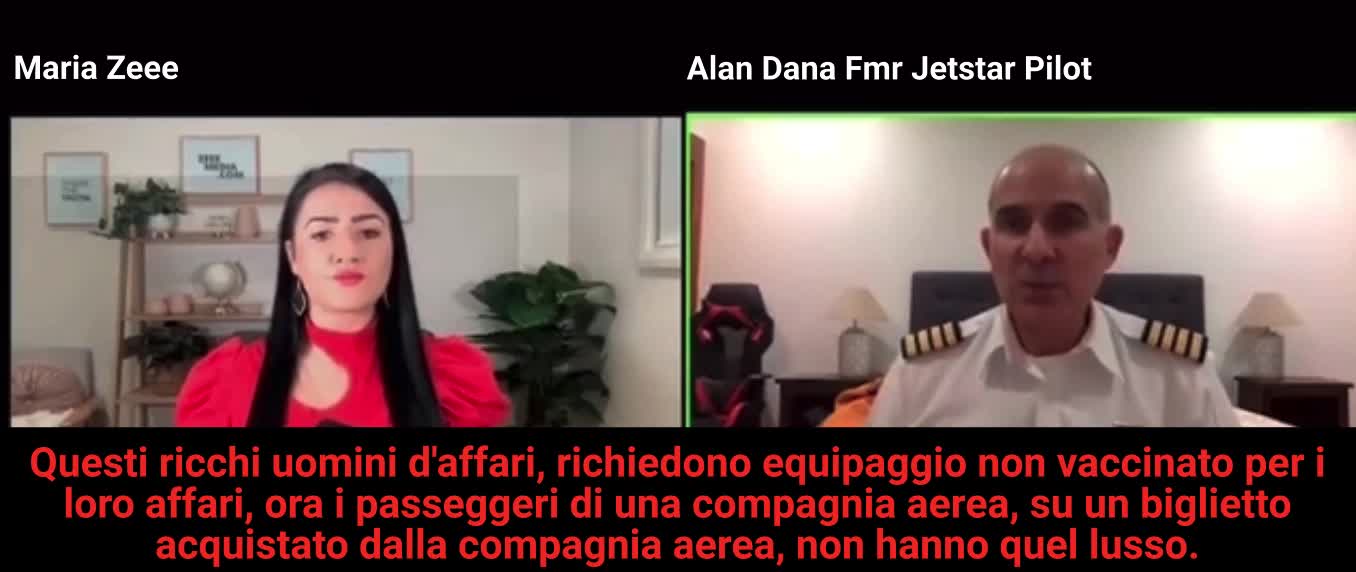 i ricchi chiedono piloti NON vaccinati