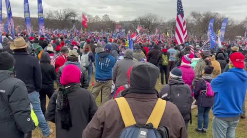 President Trumps speech from our vantage point 1/6/21In Washington DC