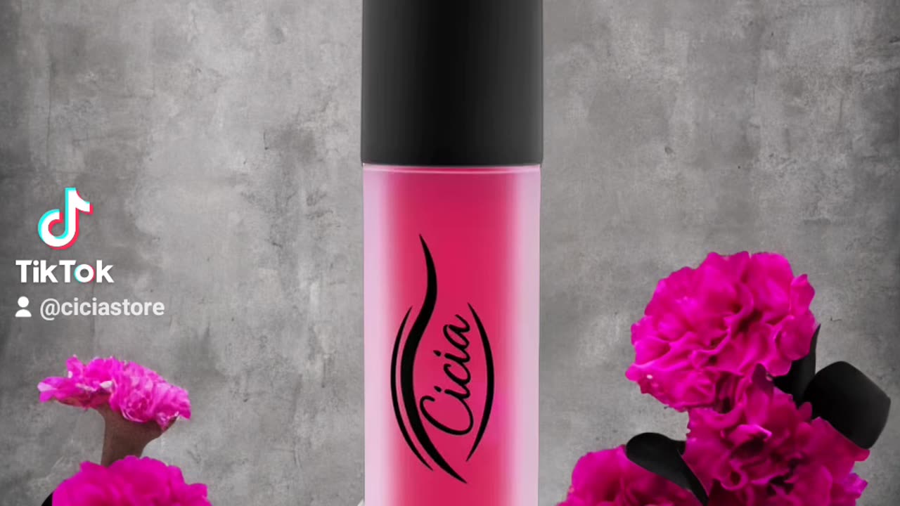 Cicia Premium Pink Lip Oil - Cherry Moisturizing and Nourishing Glossy Finish | Lip Care Treatment