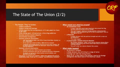 Weekly Webinar #55: The State of The Union