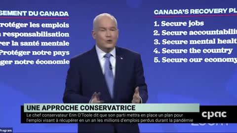 Discours O'Toole (19 mars 2021) sur le Québec
