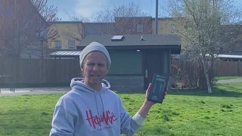 Matt Landman Measuring EMF Radiating from Possible Cell Tower