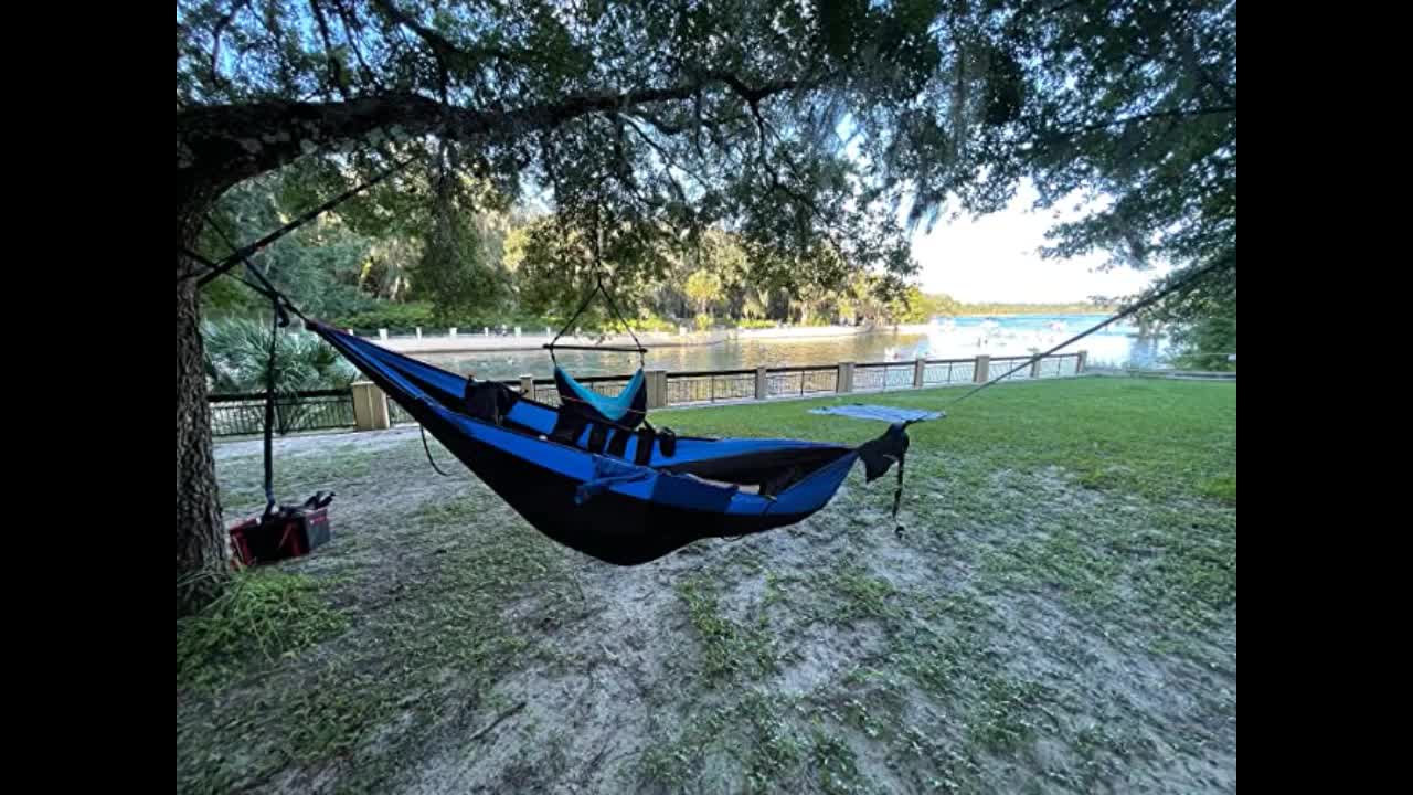 Review: Crua Outdoors Koala Maxx - 2 Person Camping Hammock with Bug Net, Air Pillow, Tree Stra...