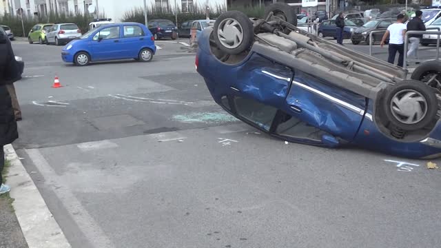 Rollover Car Crash - Accident Video