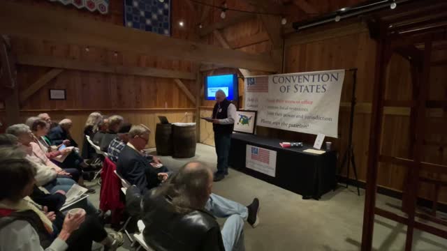 Retired Air Force Lieutenant Colonel Greg Shuey and Convention of States Kansas