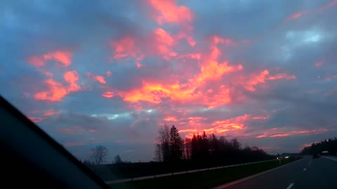 Morning Sky is on Fire