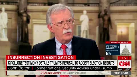 John Bolton: No, Trump didn't plan a coup on January 6th