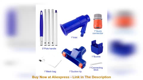 ☀️ 1 Set Swimming Pool Vacuum Cleaner Floating Objects Cleaning Tools Vac Suction Head Pool Fountain