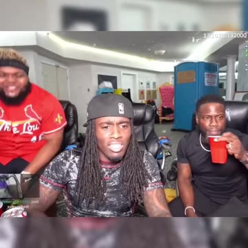 Druski crash out when KaiCenat was in the phone with his mom ft.KevinHart 😂😂