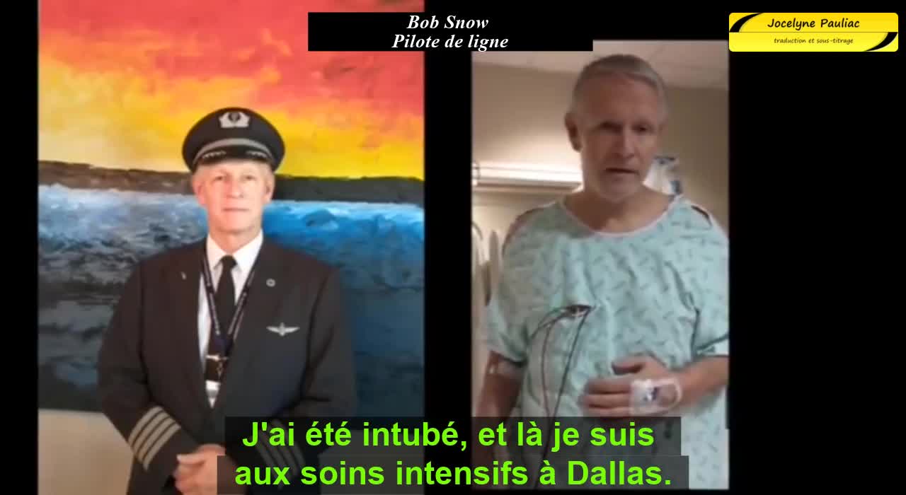 Bob Snow, pilote vacciné - arrêt cardiaque