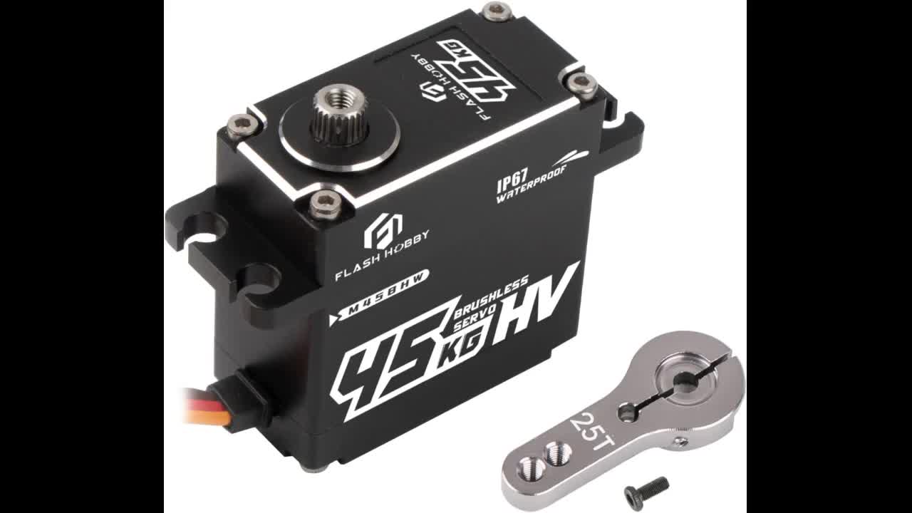 Review: 45kg 8V 0.011 sec Standard or 180 Degree Waterproof Servo Motor for Drone UAV RC Car Ro...