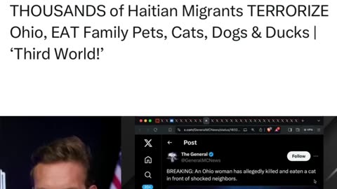 Thousands of Haitian migrants TERRORIZE Ohio, Eat Family Pets, Cats...