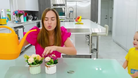 Niki wants to be rich kids story about how to help mom and earmoney
