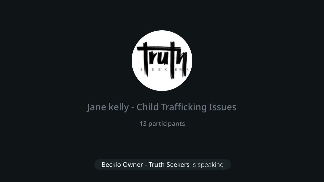 Jane Kelly - Child Trafficking