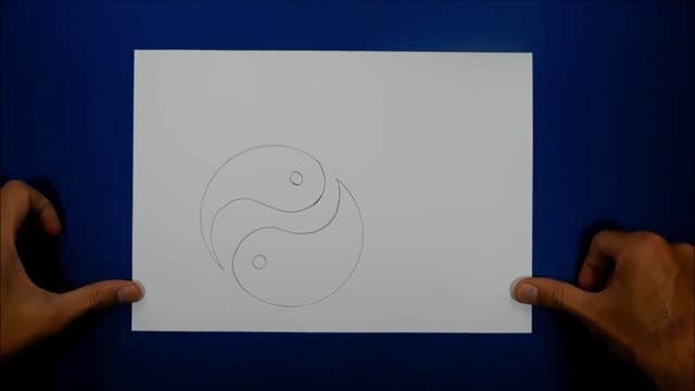 Draw A Rough Outline Of The Yin And Yang Diagram
