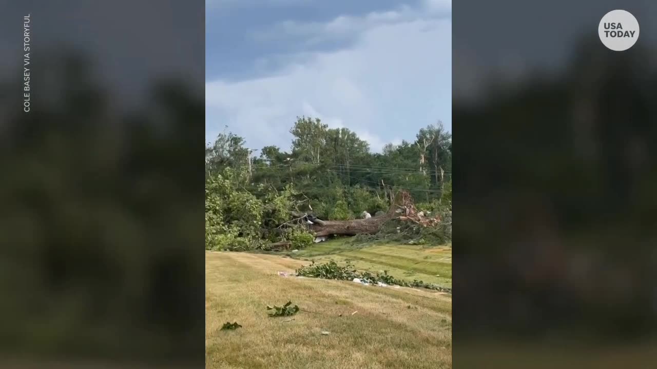 Devastating Tornado Destroys Homes and Neighborhoods - Must-Watch Video