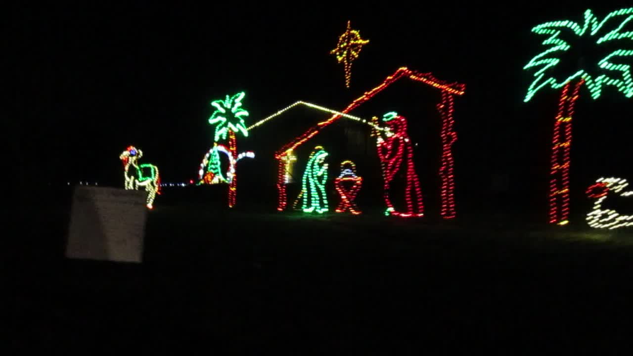 Christmas Lights Drive through