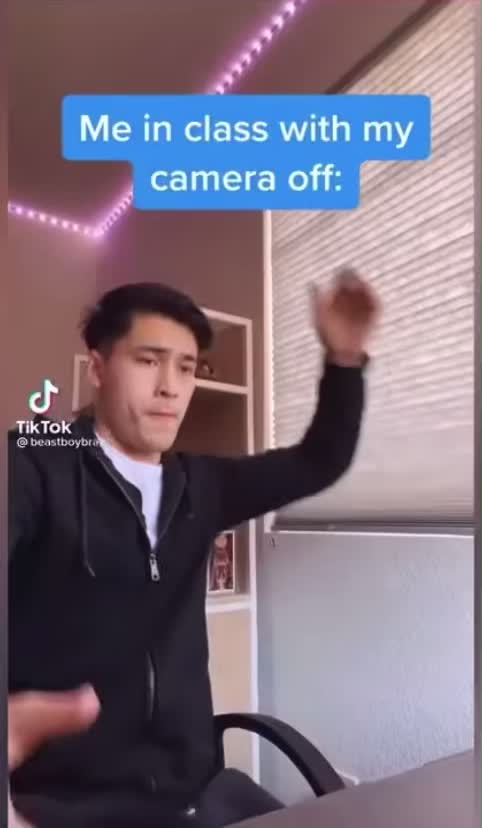 When you have you camera off in google meet