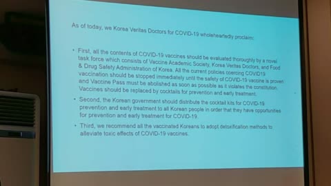 Declaration of Korean VERITAS Doctors on Covid #FreedomFlu #TruthOnCovid