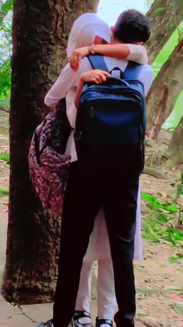 School Girl Romance in Jungle