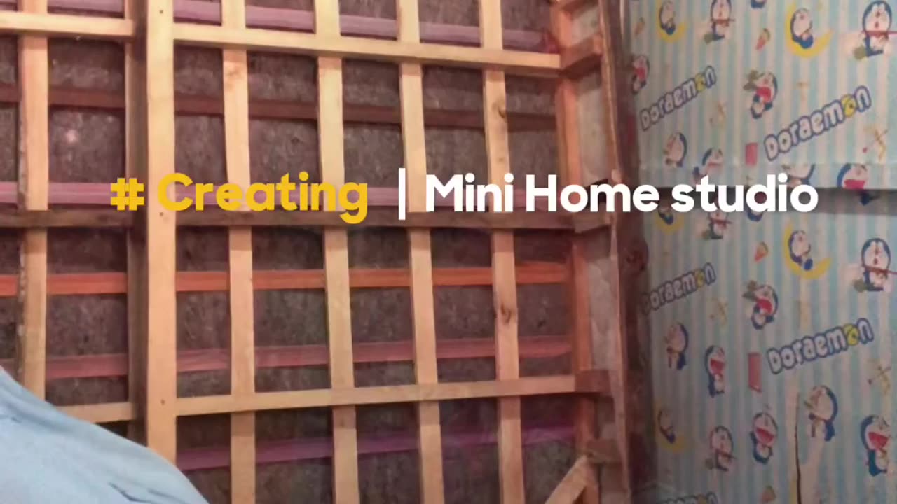 Free Time build mini home studio..!!! DO NOT TRY AT YOUR HOME..!!