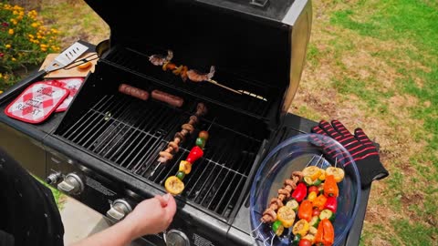 Grilling Sausages