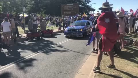 Aussie Veterans Against Tyranny March in Canberra